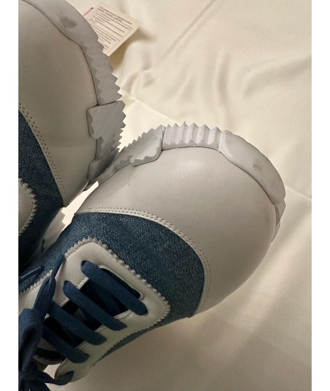 HERMES PRE-OWNED Голубые низкие кроссовки / кеды, фото 7