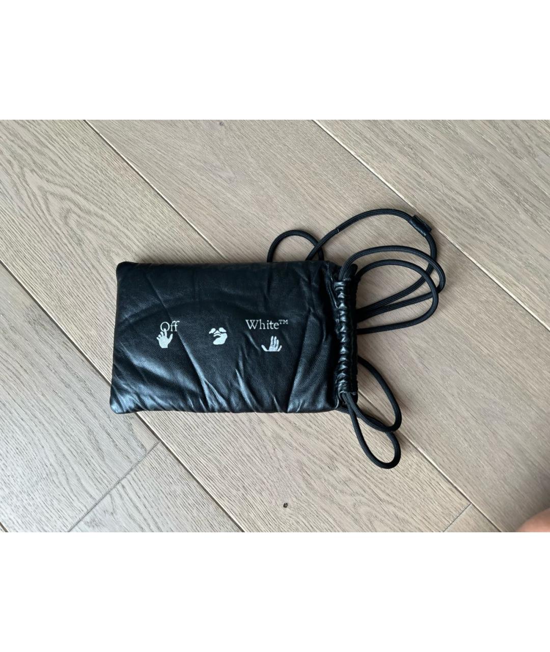 OFF-WHITE Черные пластиковые солнцезащитные очки, фото 4