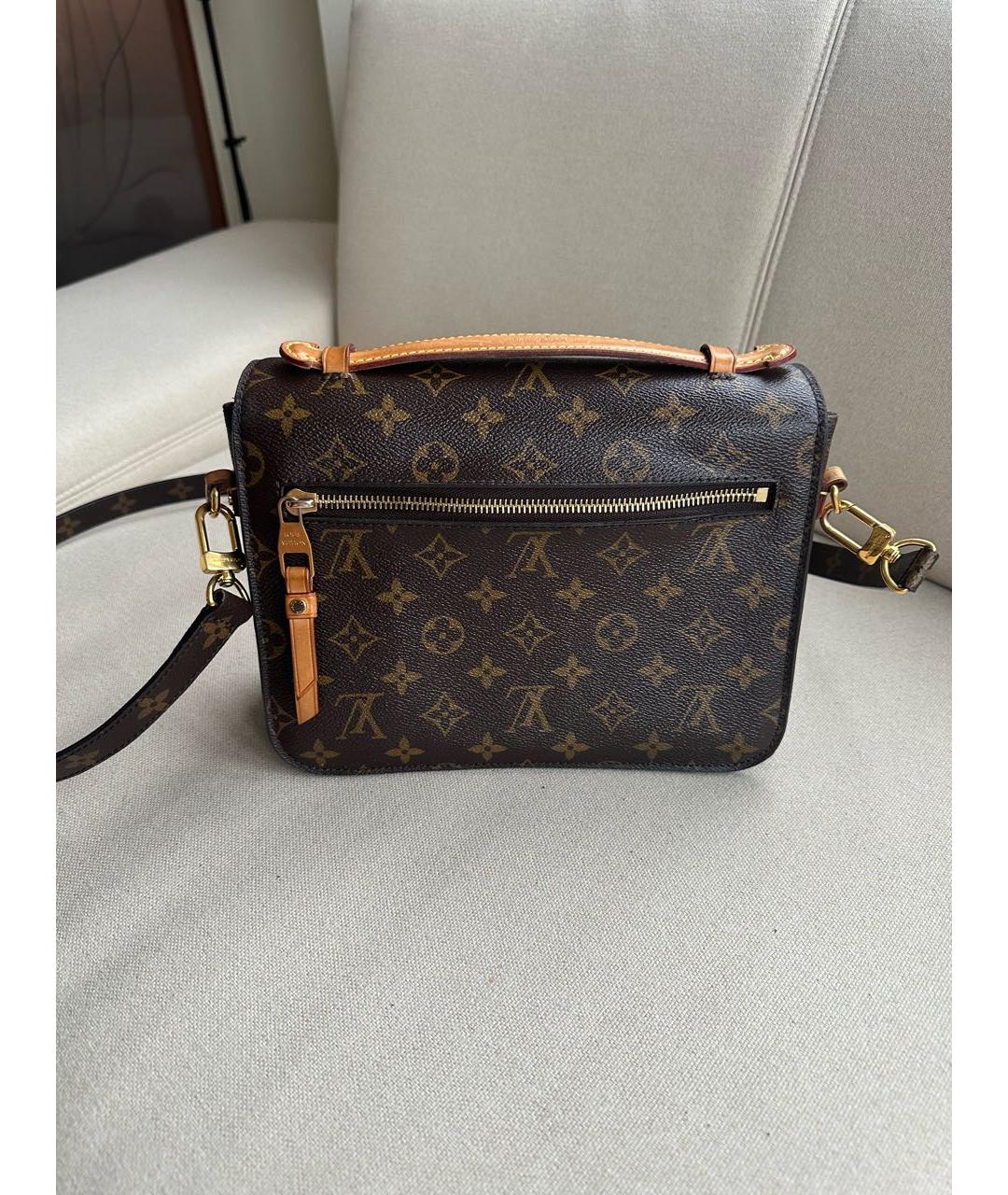LOUIS VUITTON Коричневая сумка через плечо, фото 3
