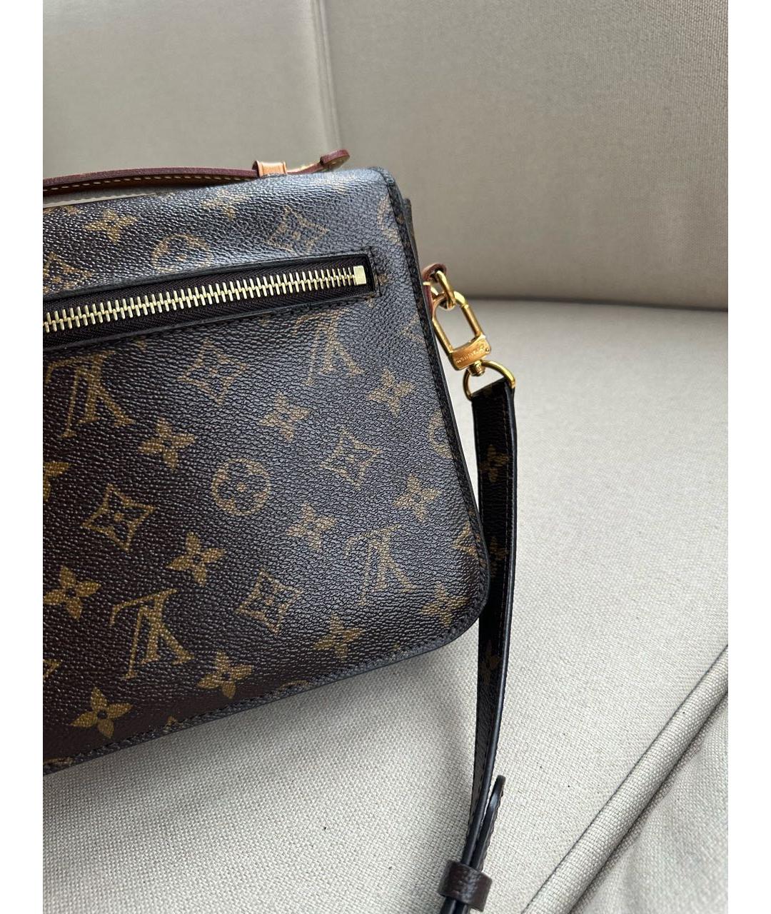 LOUIS VUITTON Коричневая сумка через плечо, фото 6