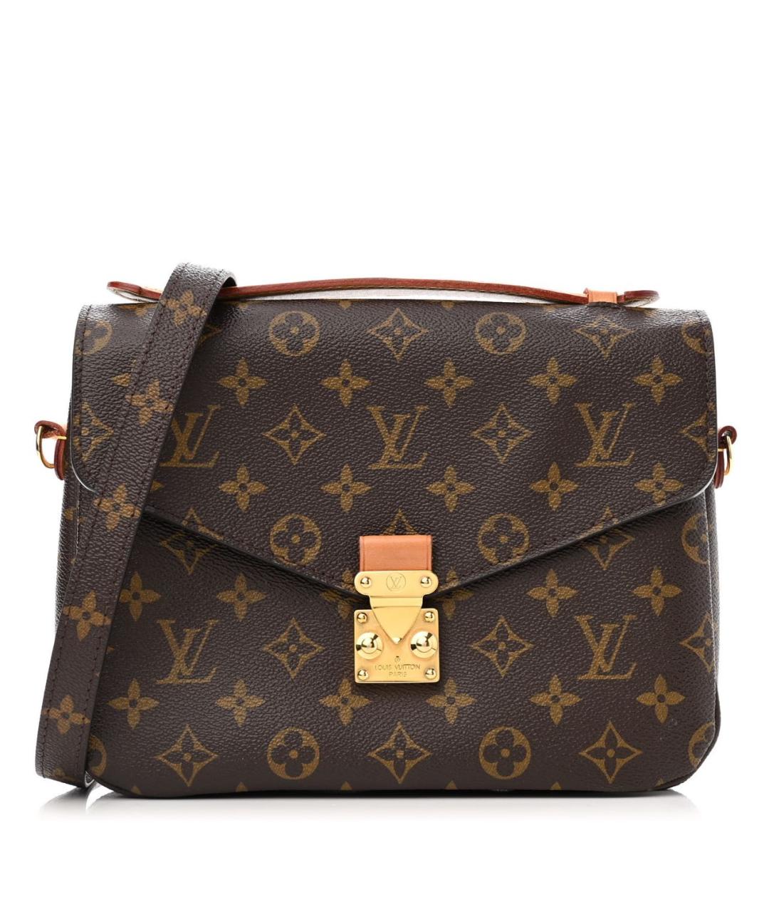 LOUIS VUITTON Коричневая сумка через плечо, фото 9