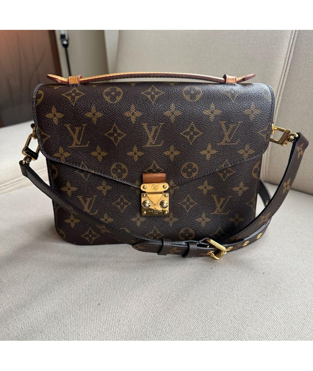 LOUIS VUITTON Коричневая сумка через плечо, фото 2