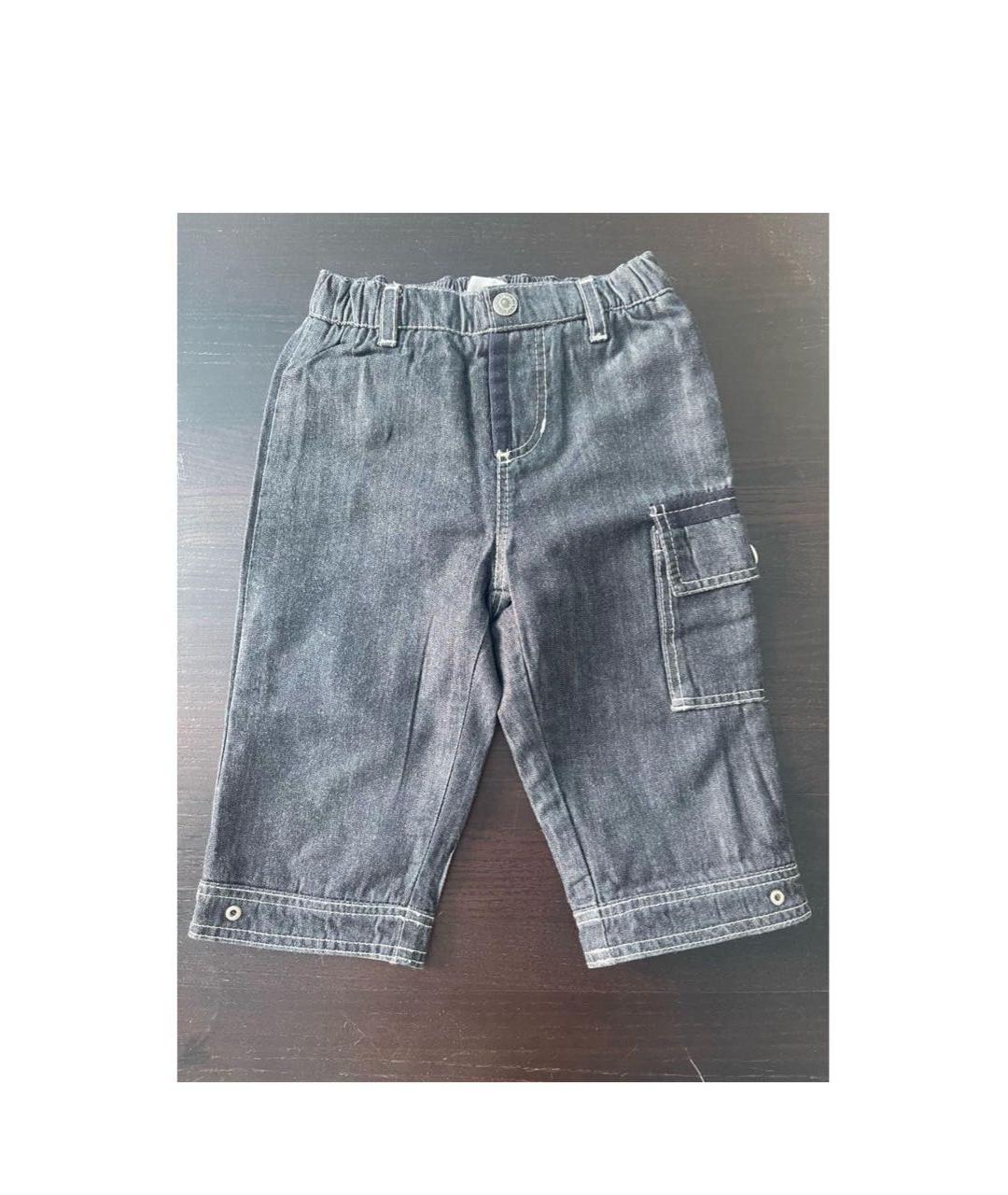 BURBERRY Серые хлопковые джинсы, фото 6