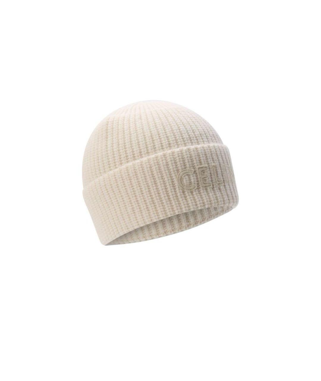 CELINE PRE-OWNED Белая шерстяная шапка, фото 1