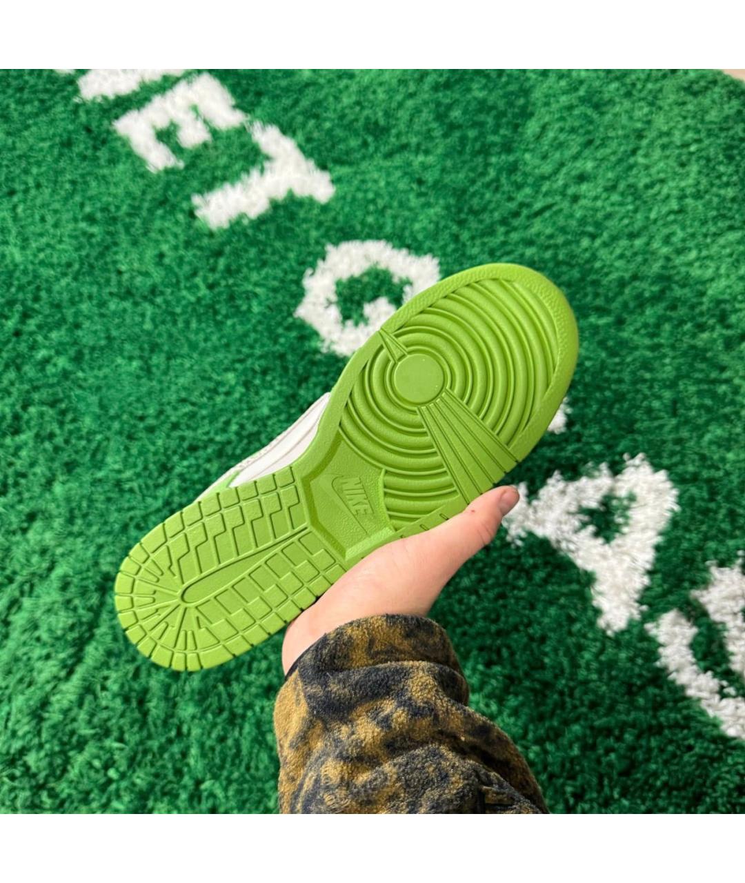 NIKE Зеленые низкие кроссовки / кеды, фото 7