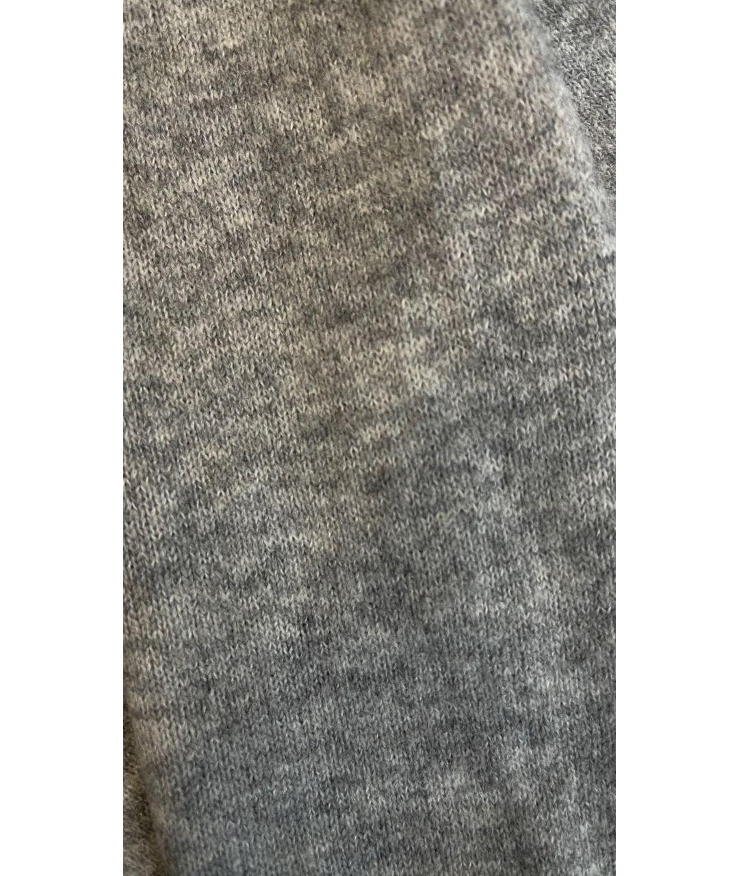 STONE ISLAND Серый шерстяной джемпер / свитер, фото 4