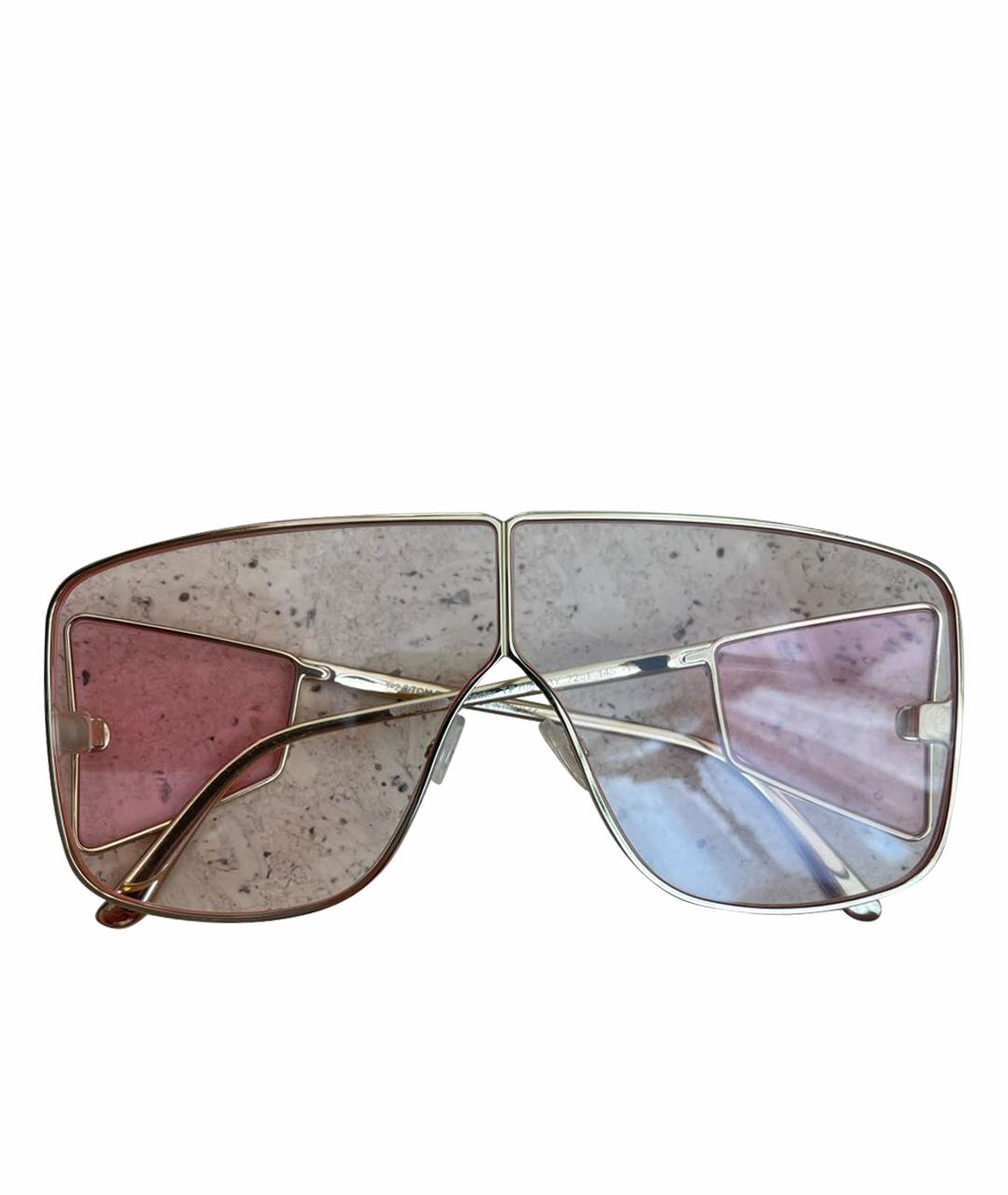 TOM FORD Коралловые металлические солнцезащитные очки, фото 1