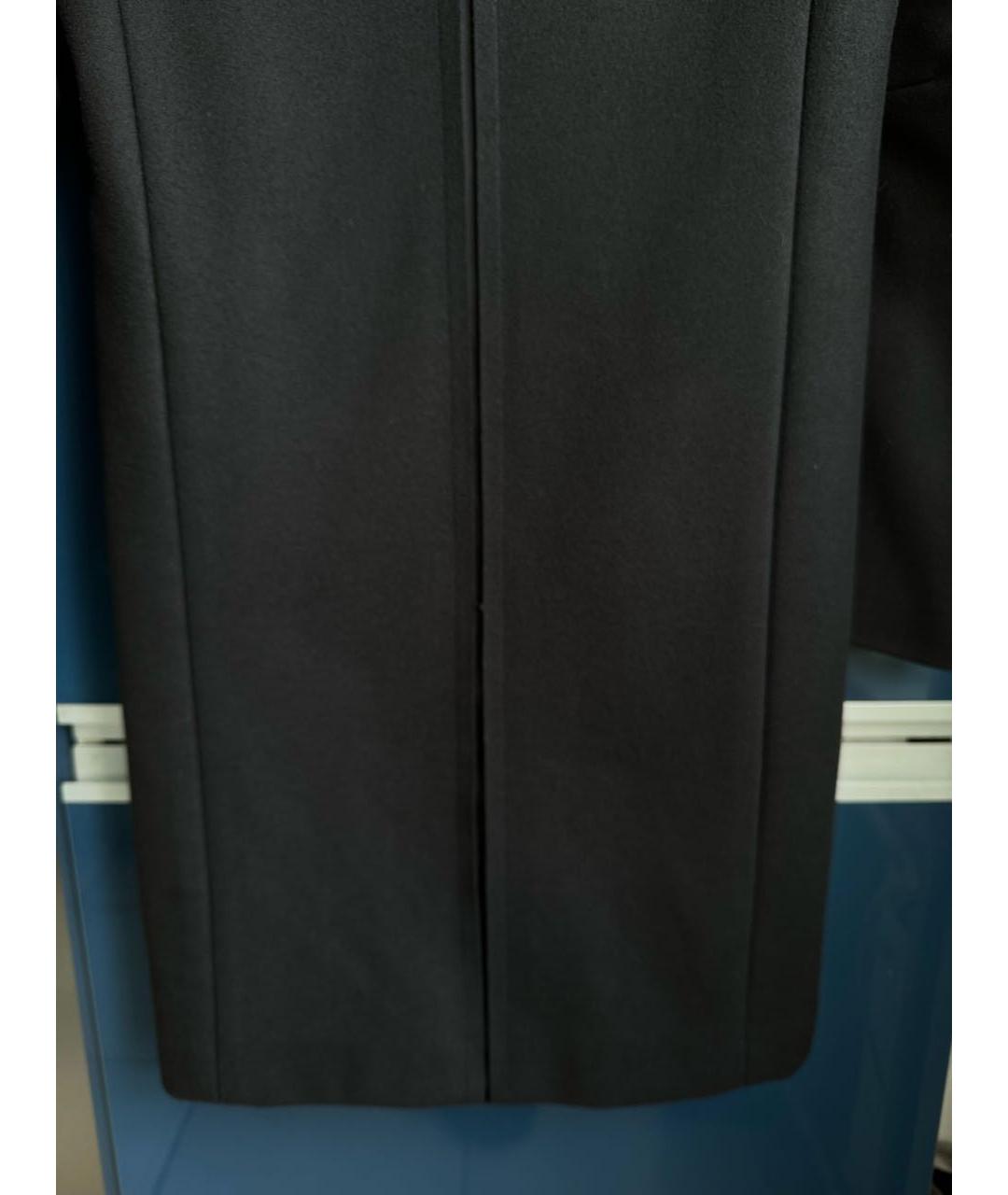 COSTUME NATIONAL Черное шерстяное пальто, фото 4