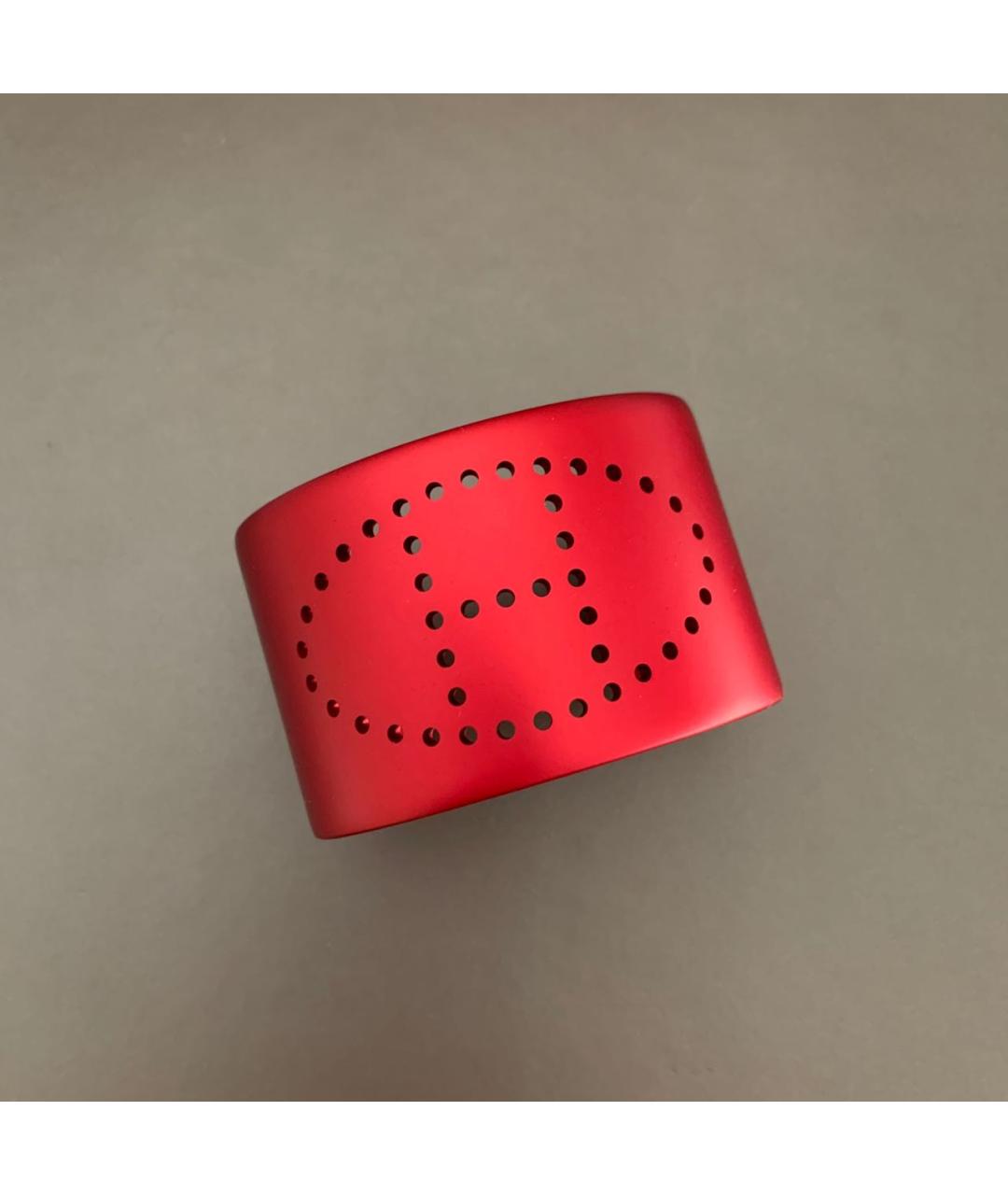 HERMES PRE-OWNED Красный металлический браслет, фото 3