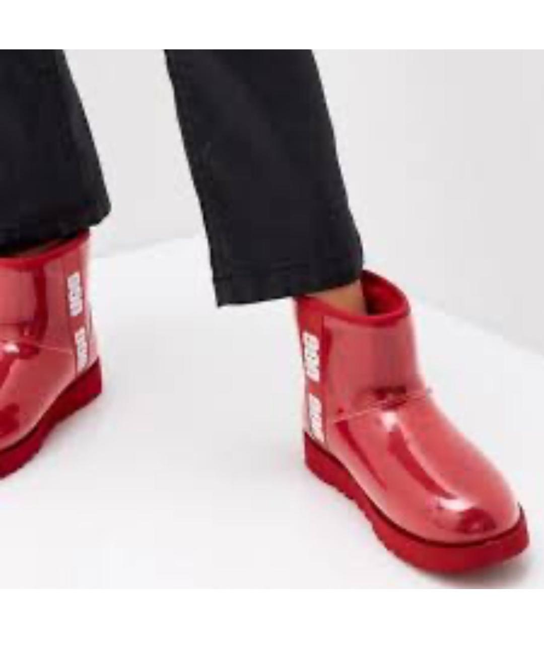 UGG AUSTRALIA Красные ботинки, фото 5