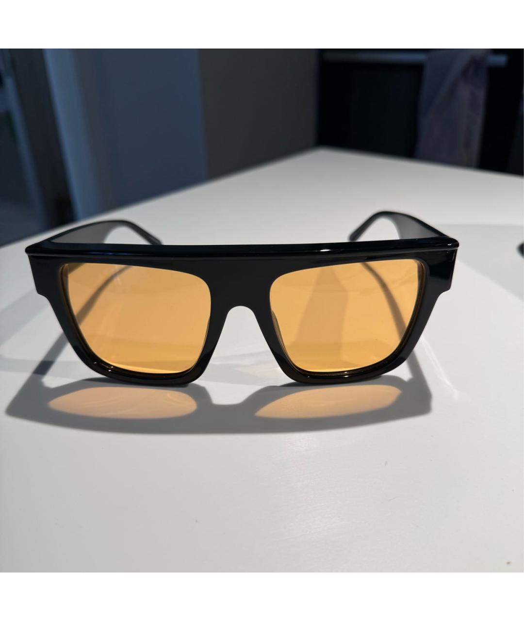 MAGDA BUTRYM Черные пластиковые солнцезащитные очки, фото 6