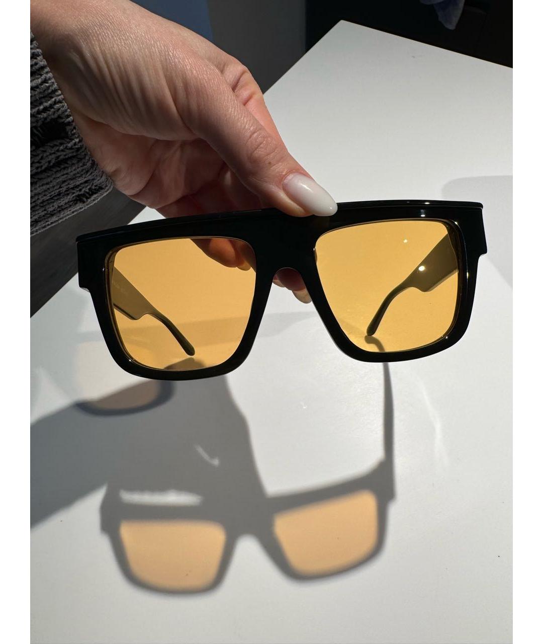 MAGDA BUTRYM Черные пластиковые солнцезащитные очки, фото 5