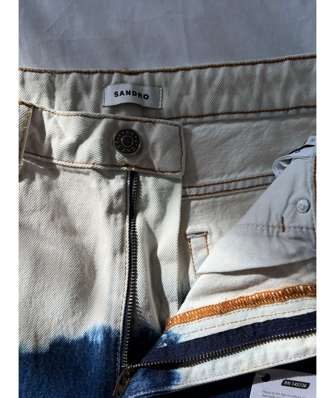 SANDRO Мульти прямые джинсы, фото 3