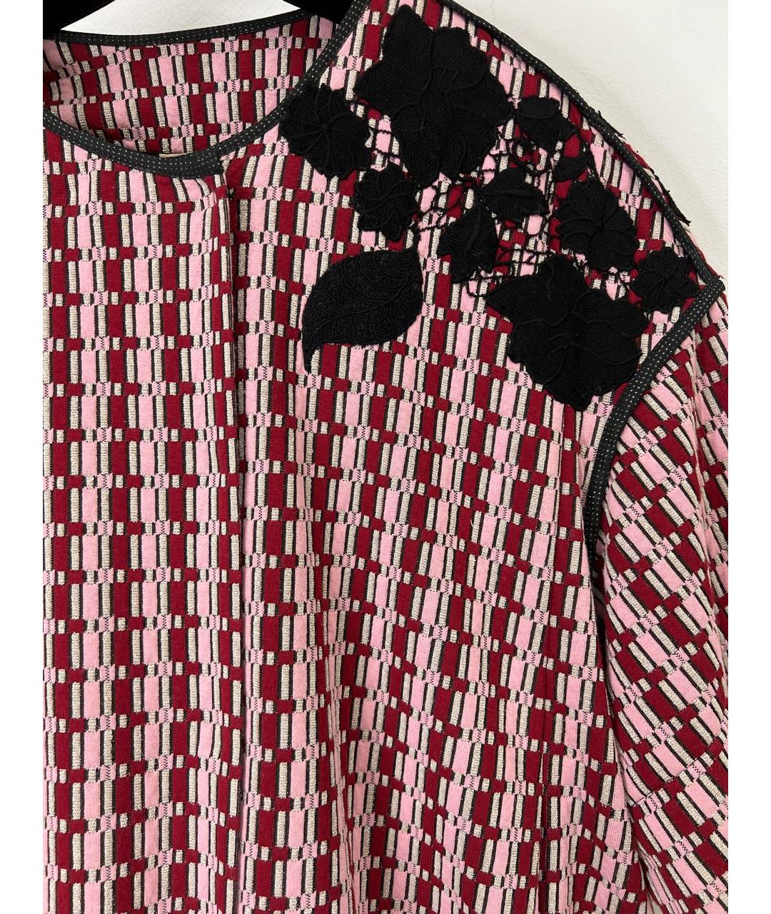 ANTONIO MARRAS Бордовый вискозный жакет/пиджак, фото 4