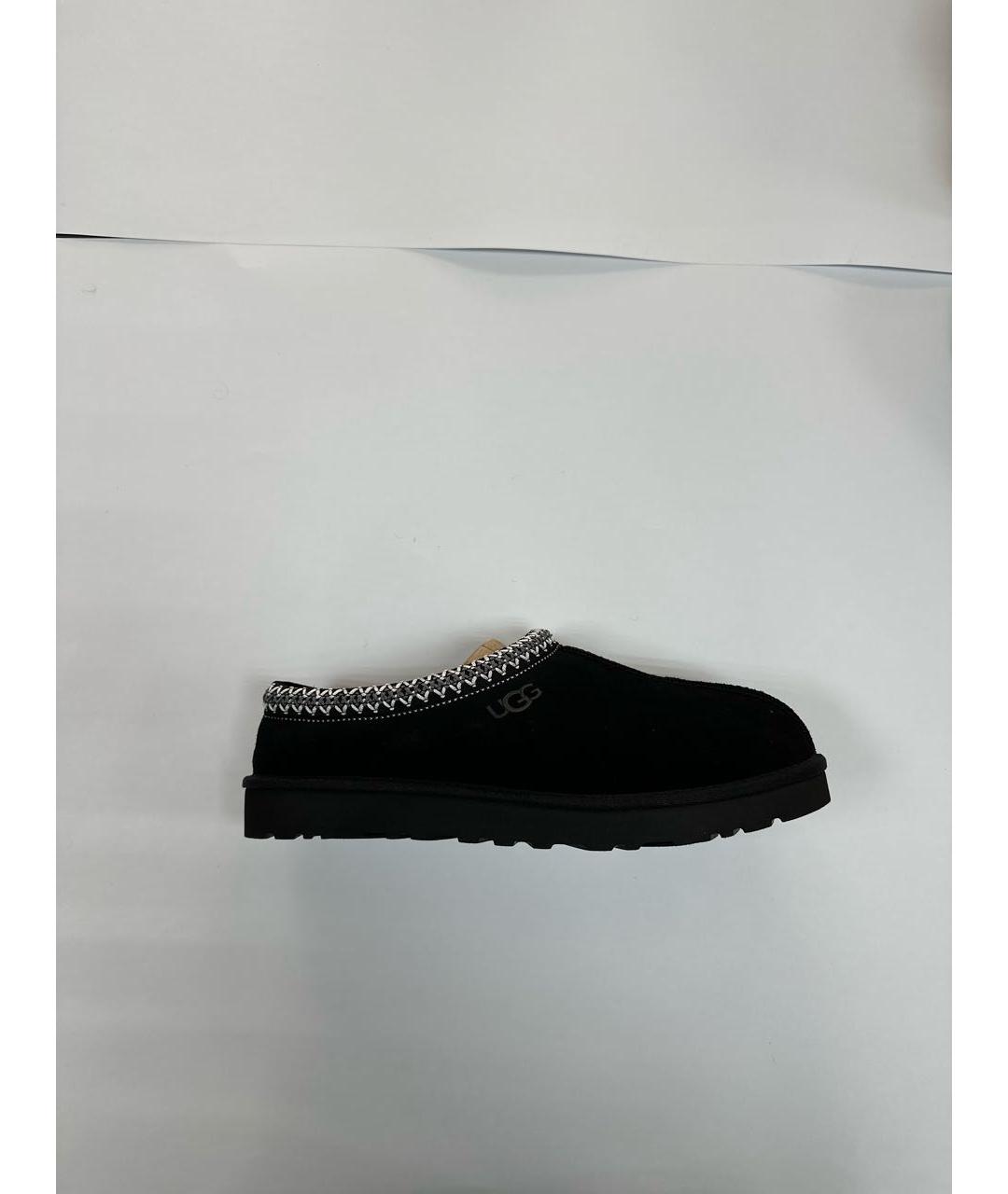 UGG AUSTRALIA Черные замшевые низкие ботинки, фото 2