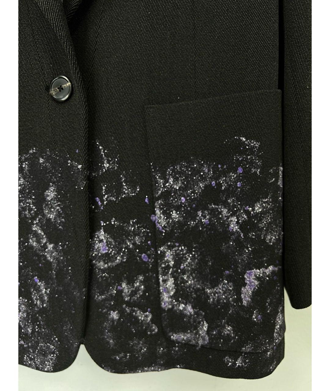 GOLDEN GOOSE DELUXE BRAND Антрацитовый шерстяной жакет/пиджак, фото 4