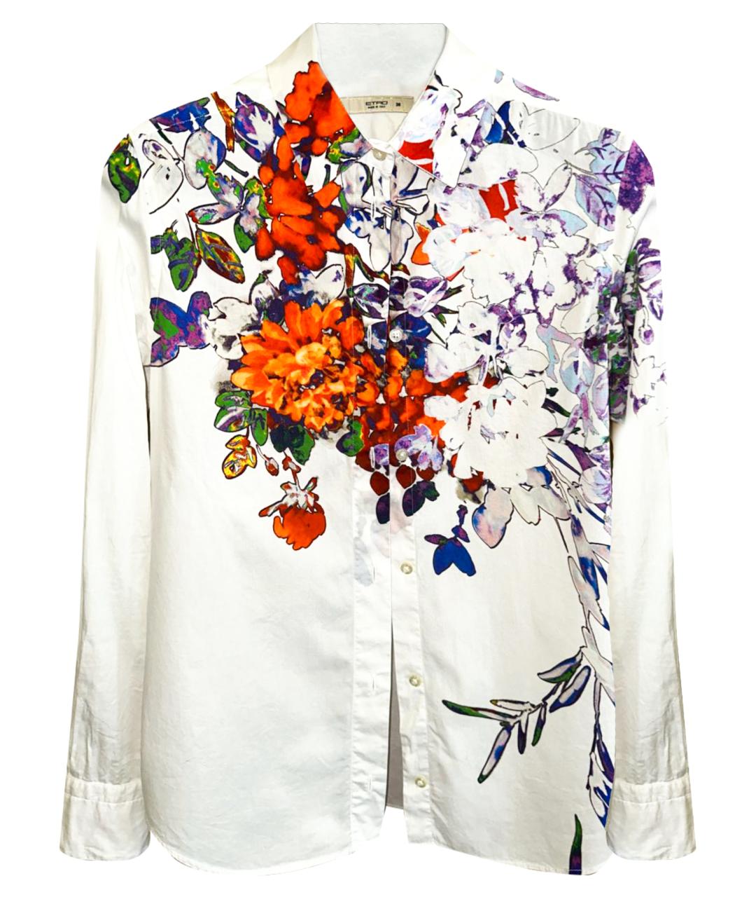 ETRO Белая хлопковая рубашка, фото 8