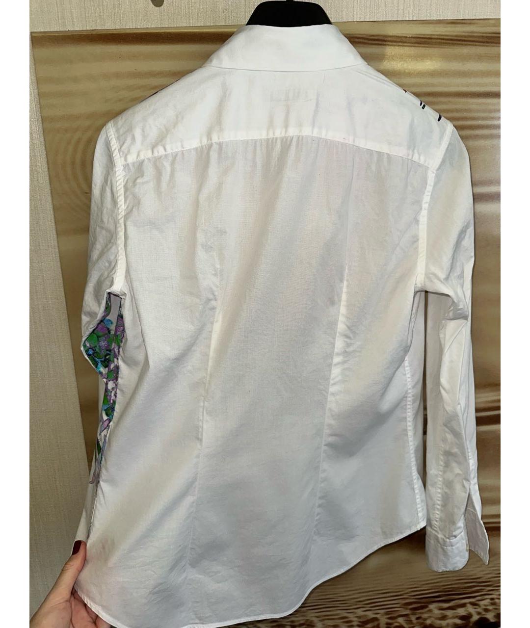 ETRO Белая хлопковая рубашка, фото 4