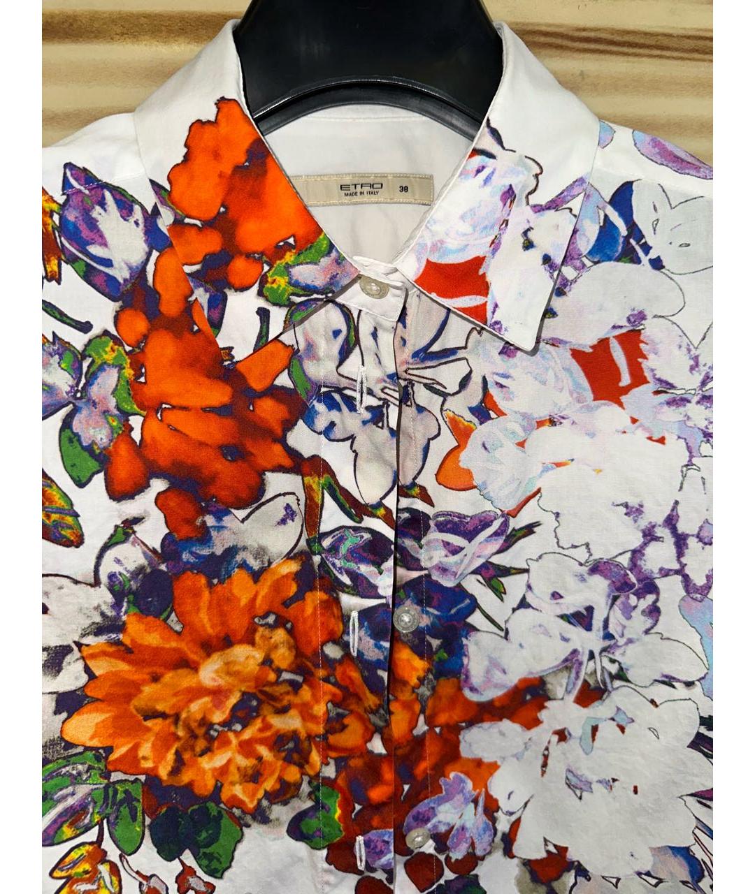 ETRO Белая хлопковая рубашка, фото 2