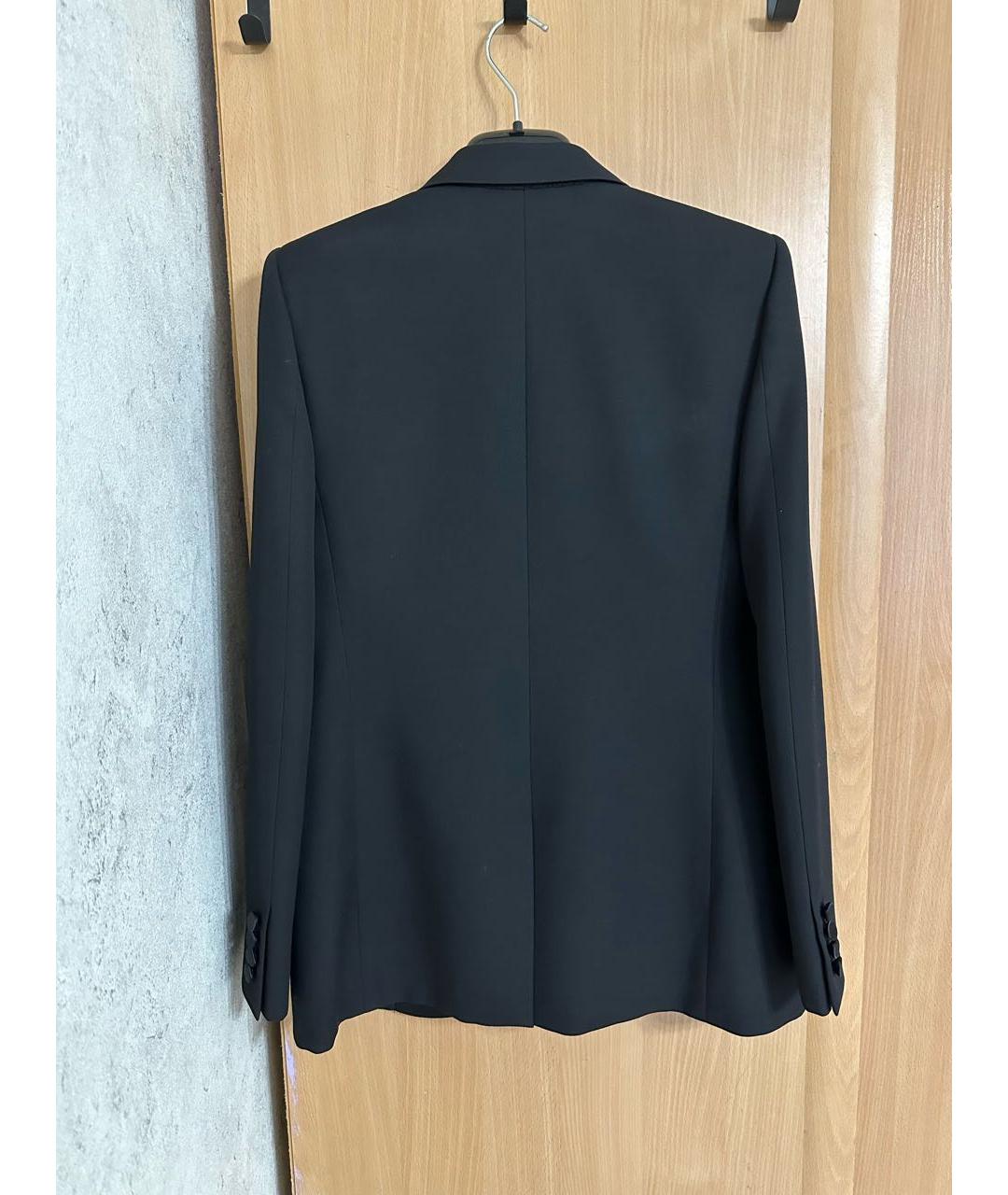 SAINT LAURENT Черный шерстяной жакет/пиджак, фото 4