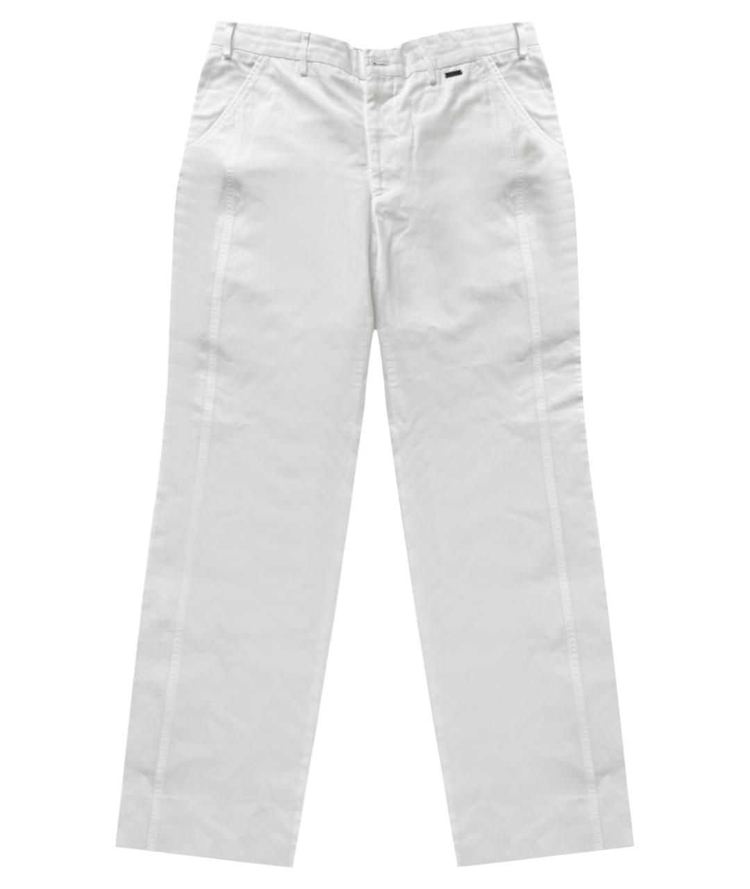 VERSACE COLLECTION Белые повседневные брюки, фото 1