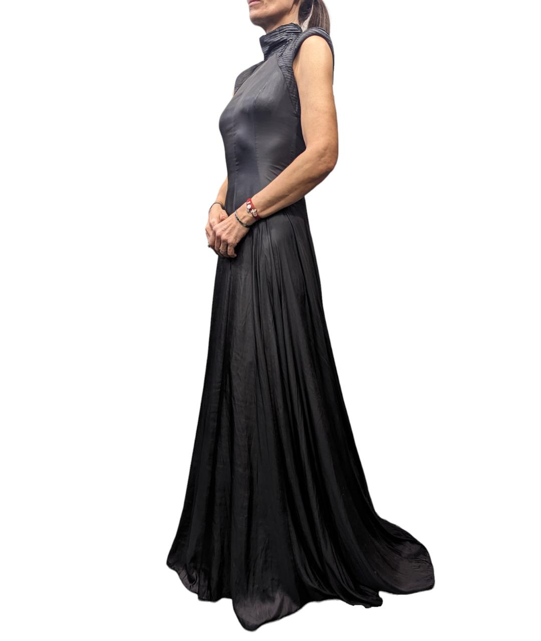 GARETH PUGH Черное полиэстеровое вечернее платье, фото 7