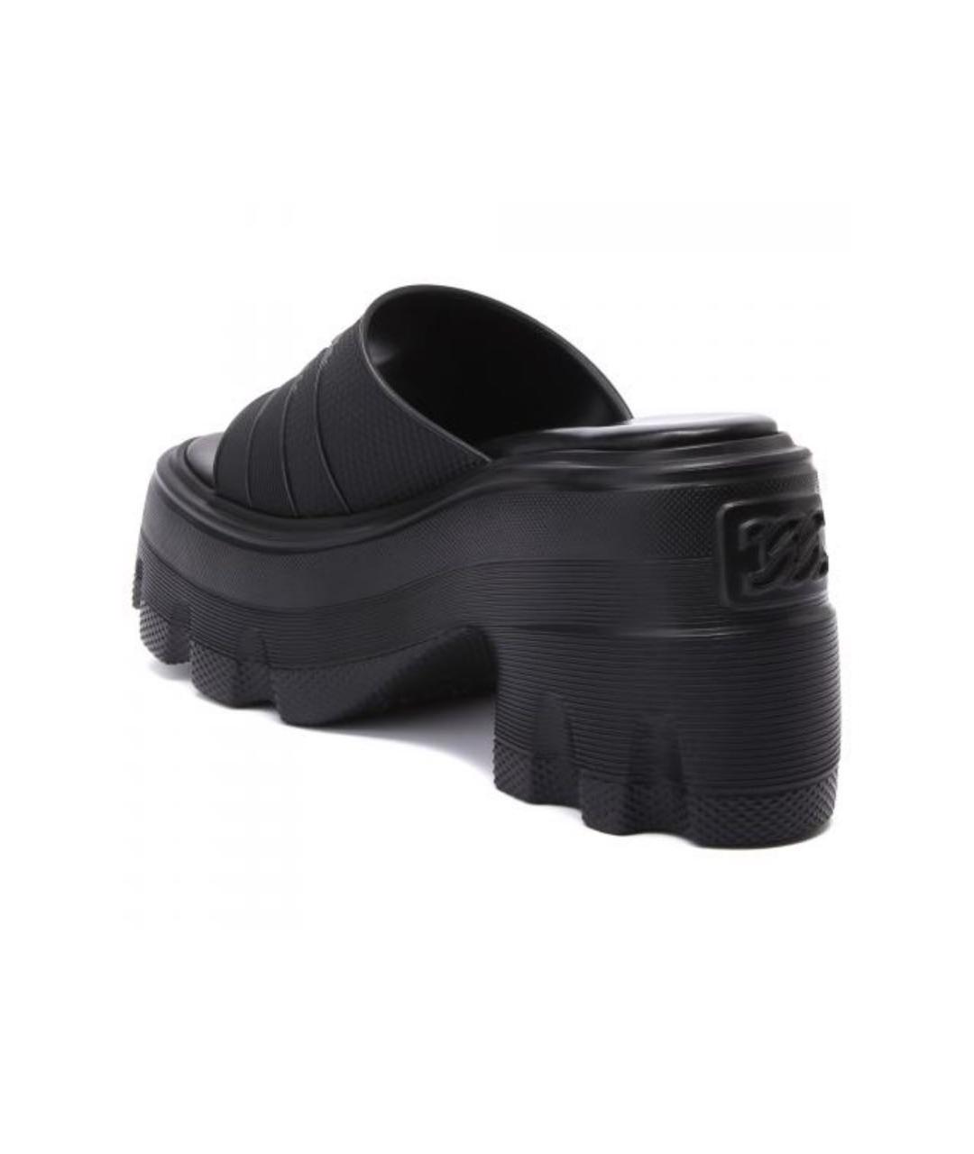 CASADEI Черные кожаные сандалии, фото 4