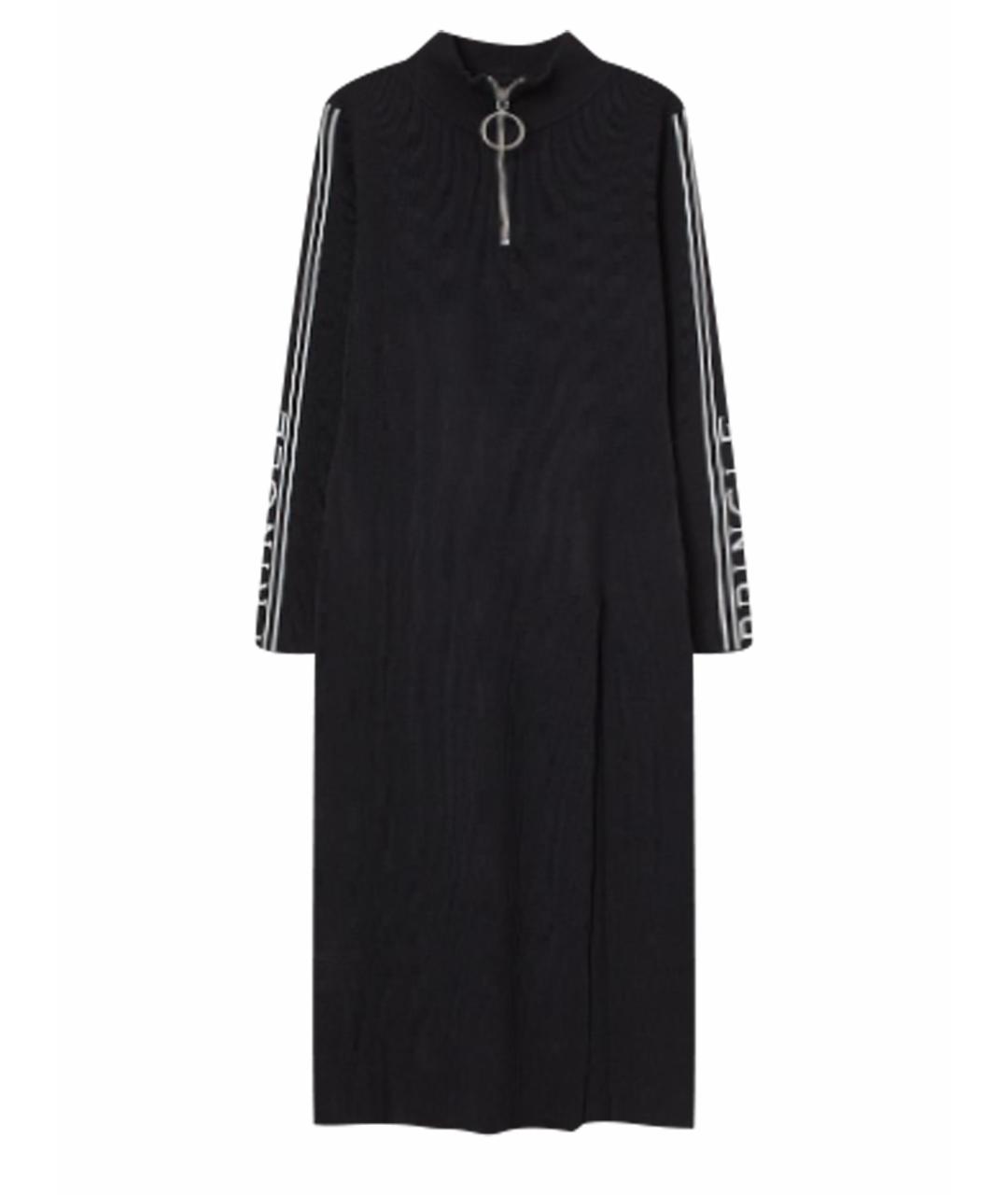 PRINGLE OF SCOTLAND Черное полиэстеровое повседневное платье, фото 1