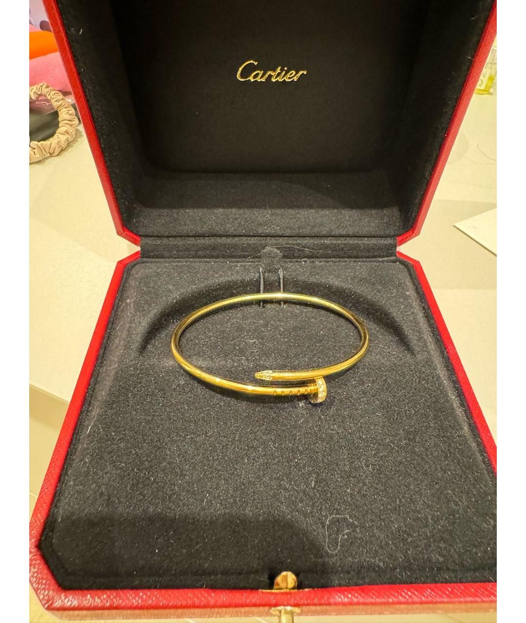 CARTIER Желтый браслет из желтого золота, фото 2