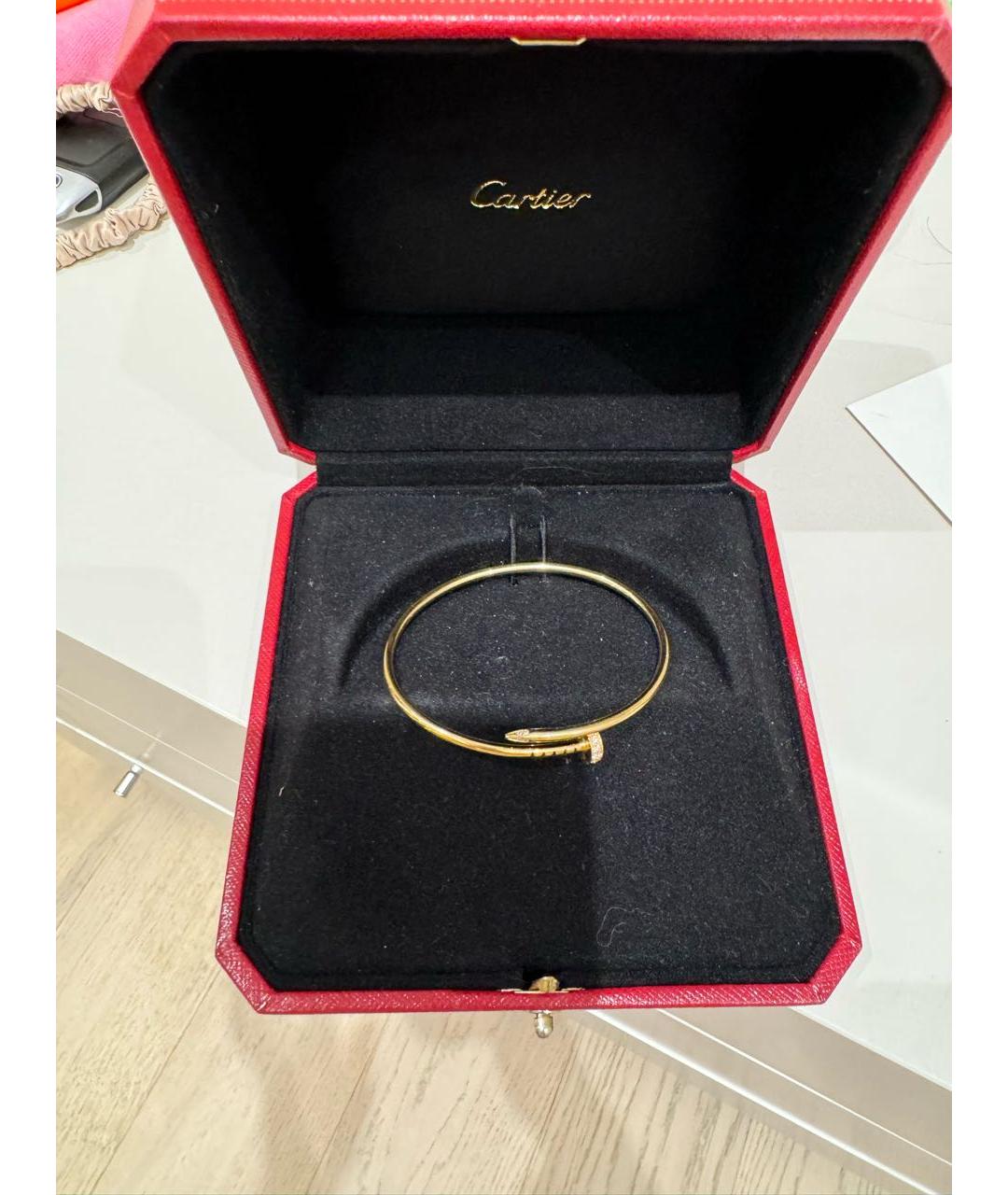 CARTIER Желтый браслет из желтого золота, фото 3