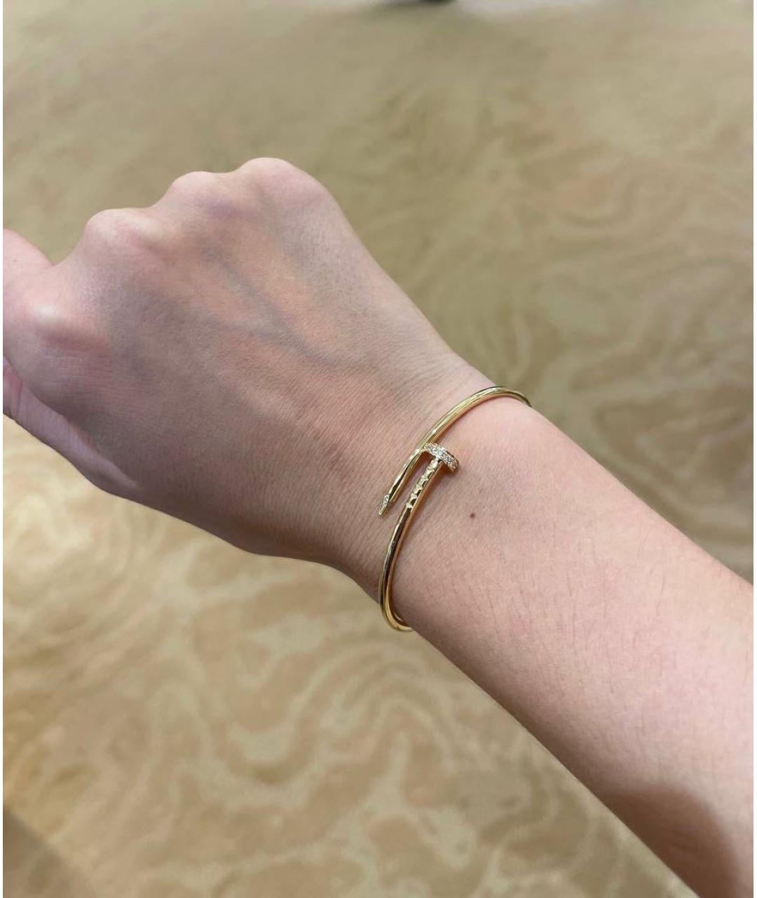 CARTIER Желтый браслет из желтого золота, фото 4