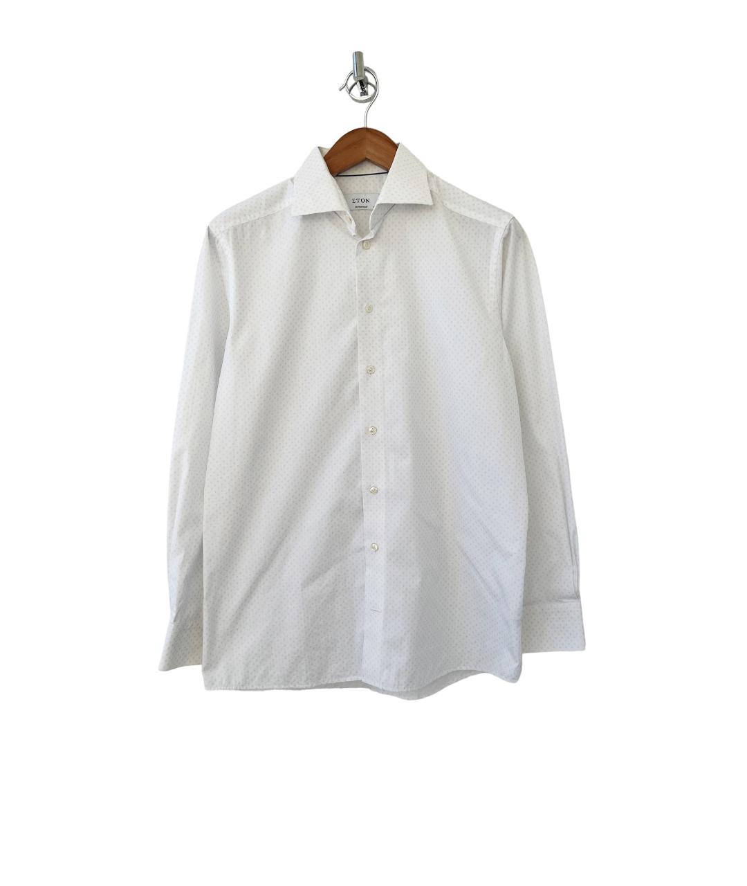 ETON Белая хлопковая классическая рубашка, фото 4