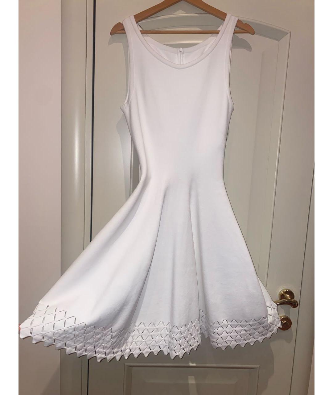 ALAIA Белое ацетатное платье, фото 2