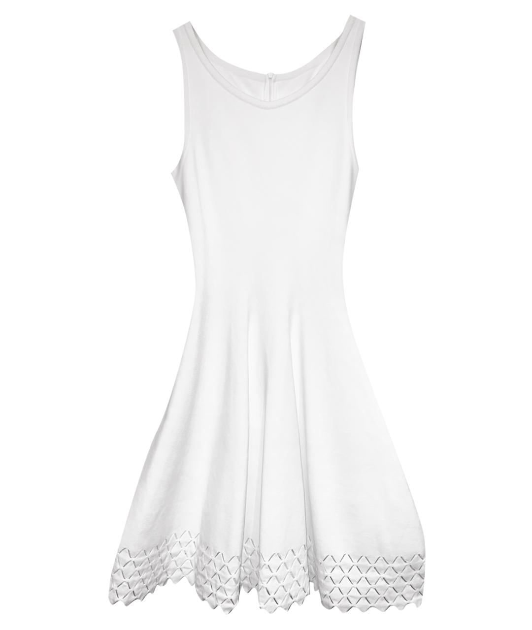 ALAIA Белое ацетатное платье, фото 7