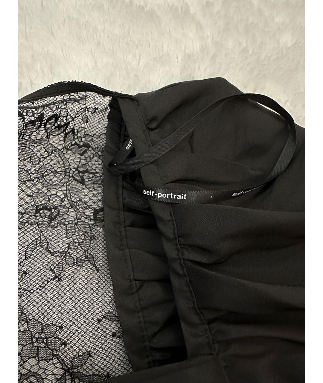 SELF-PORTRAIT Черное вечернее платье, фото 4