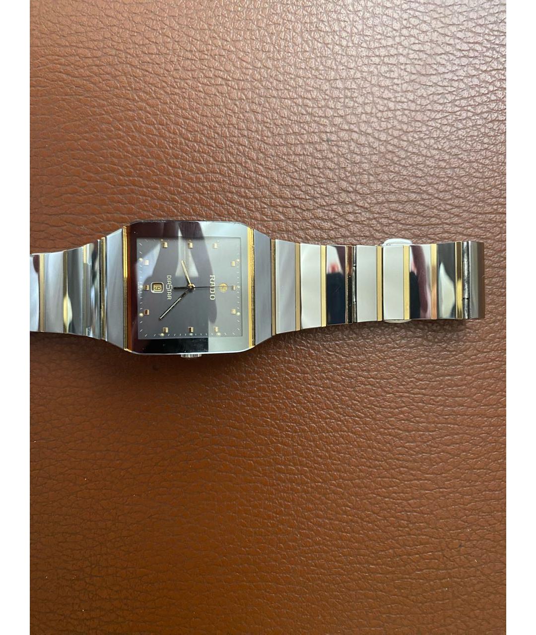 RADO Антрацитовые часы из желтого золота, фото 3