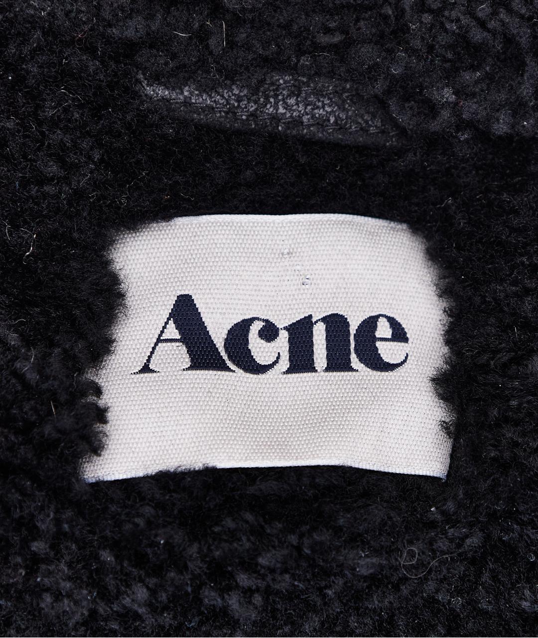 ACNE STUDIOS Черная кожаная куртка, фото 5