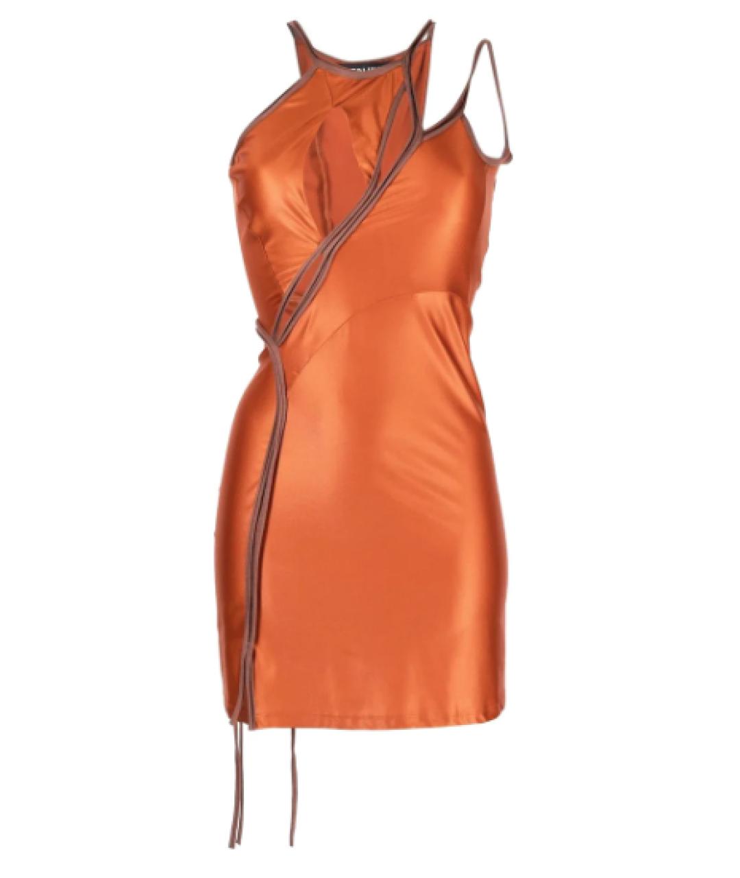 OTTOLINGER Оранжевое коктейльное платье, фото 1