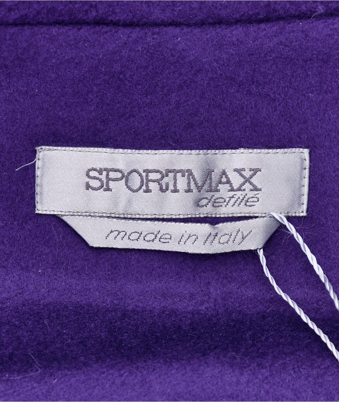 SPORTMAX Фиолетовое пальто, фото 4
