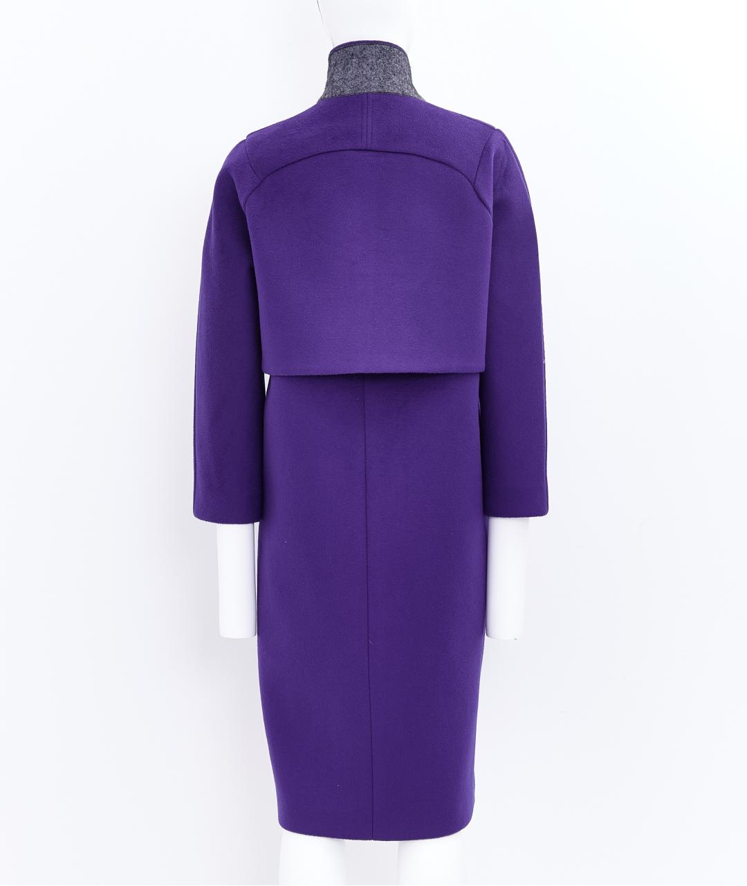 SPORTMAX Фиолетовое пальто, фото 2