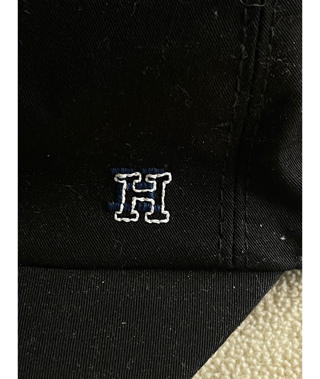 HERMES Черная хлопковая кепка/бейсболка, фото 2
