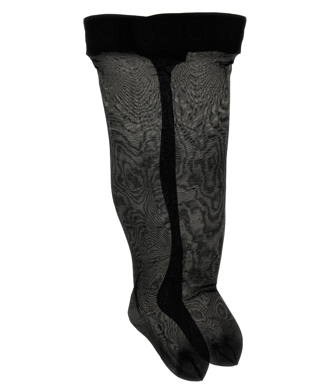 DOLCE&GABBANA Черные носки, чулки и колготы, фото 1