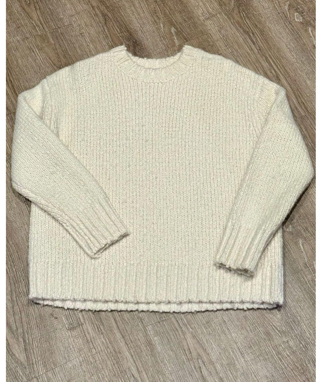 12 STOREEZ Белый шерстяной джемпер / свитер, фото 6
