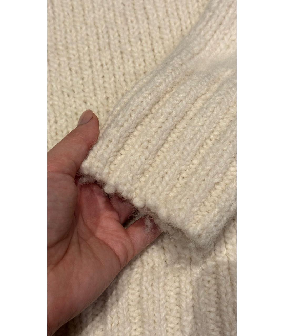 12 STOREEZ Белый шерстяной джемпер / свитер, фото 2
