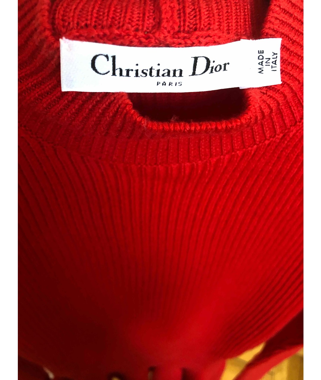 CHRISTIAN DIOR PRE-OWNED Коралловый шерстяной джемпер / свитер, фото 3