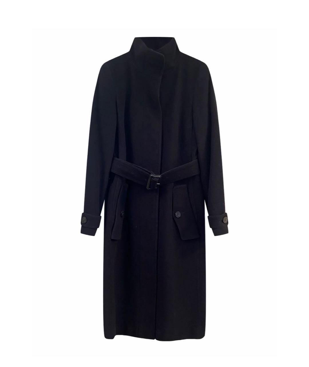 BURBERRY Черное кашемировое пальто, фото 1