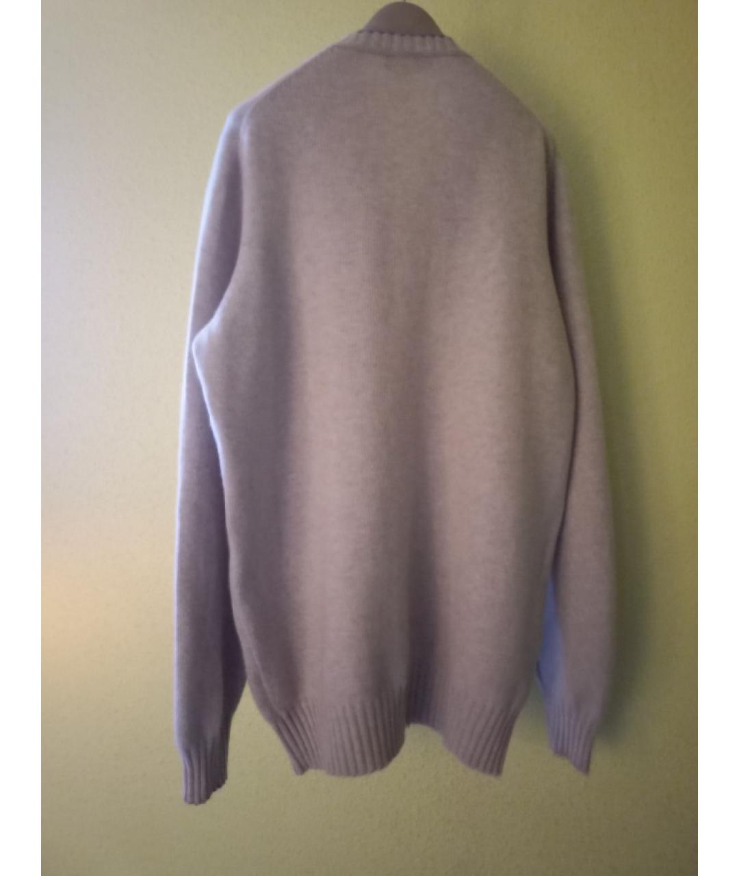 BRUNELLO CUCINELLI Бежевый кашемировый джемпер / свитер, фото 5