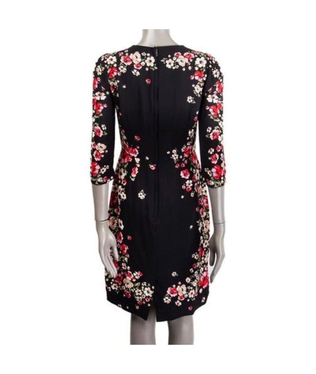 DOLCE&GABBANA Черное вискозное вечернее платье, фото 2