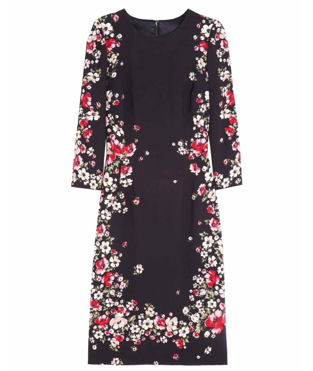 DOLCE&GABBANA Черное вискозное вечернее платье, фото 1