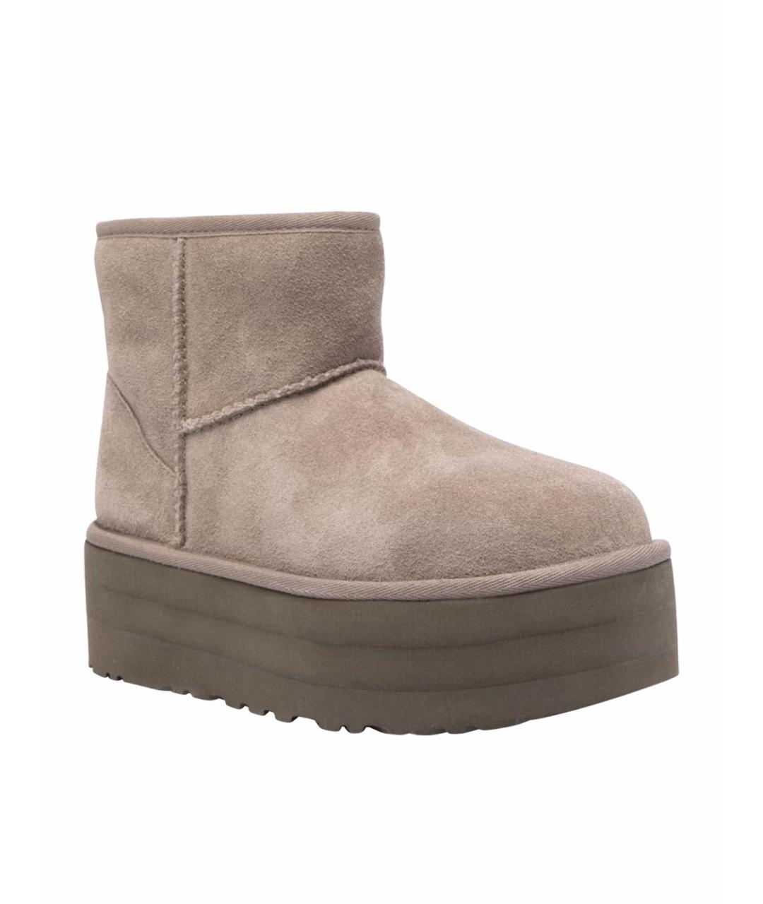 UGG AUSTRALIA Серые замшевые ботинки, фото 1